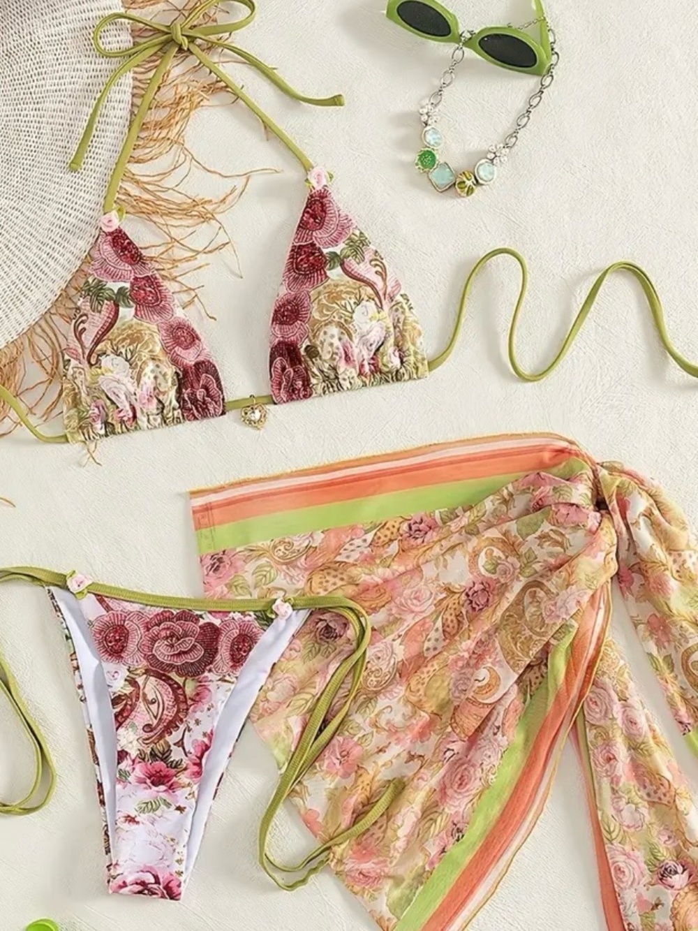 NWT Bohemian Halter Bikini